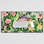 Spring Wildflowers Desk Mat Gallery Image 1