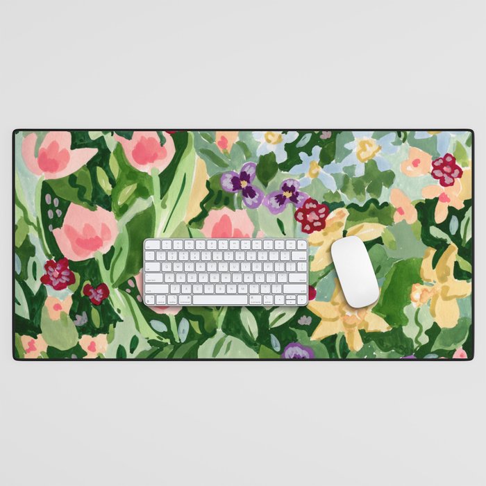 Spring Wildflowers Desk Mat Gallery Image 1