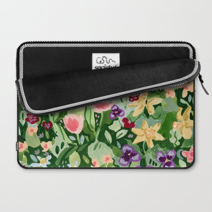 Spring Wildflowers Laptop Sleeve Gallery Image 2