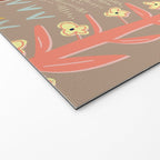 Block print brown bunny Welcome Mat Gallery Image 2