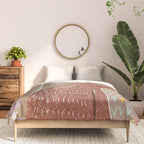 Block print brown bunny Comforter Gallery Image 3