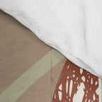 Block print brown bunny Comforter Gallery Image 4