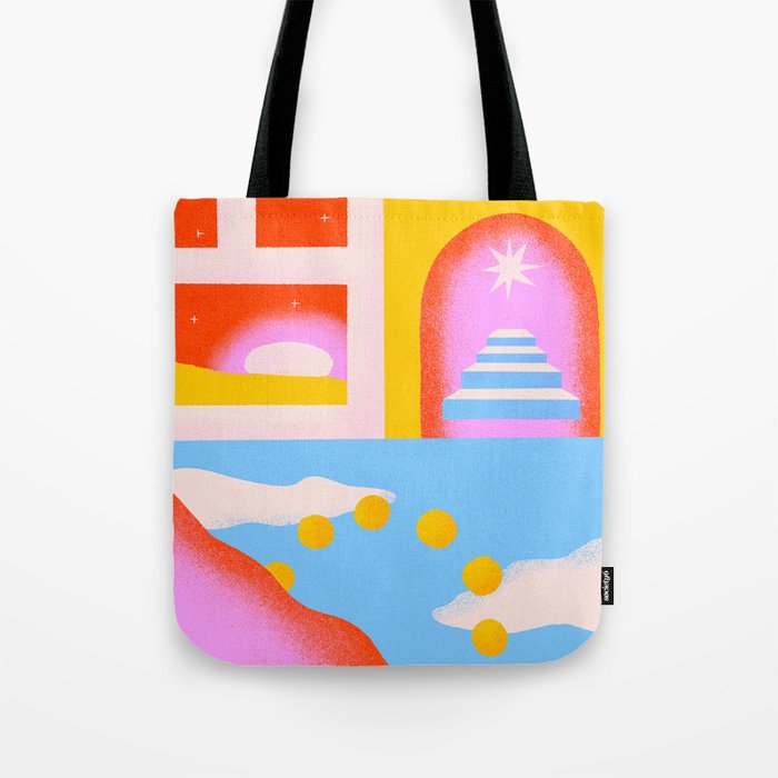 Six Suns Rising Tote Bag Gallery Image 1