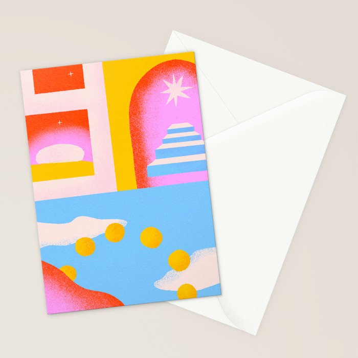 Six Suns Rising Stationery Card Gallery Image 2