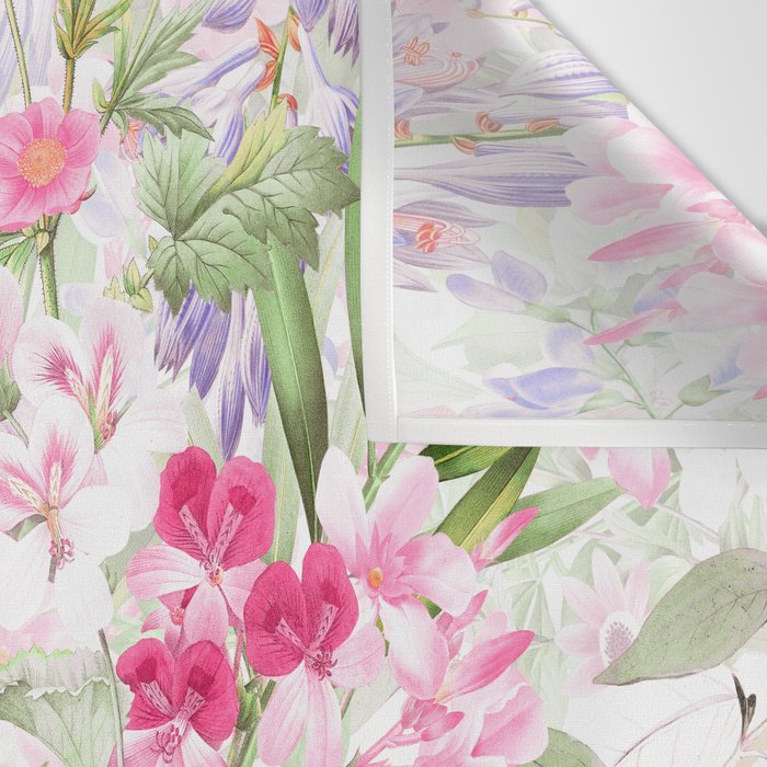 Vintage & Shabby Chic - Pastel Spring Flower Medow Wall Tapestry Gallery Image 3