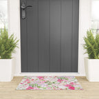 Vintage & Shabby Chic - Pastel Spring Flower Medow Welcome Mat Gallery Image 3