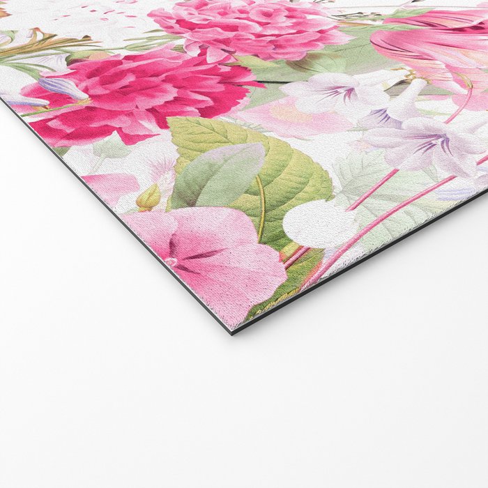 Vintage & Shabby Chic - Pastel Spring Flower Medow Welcome Mat Gallery Image 2