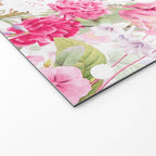 Vintage & Shabby Chic - Pastel Spring Flower Medow Welcome Mat Gallery Image 2