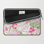 Vintage & Shabby Chic - Pastel Spring Flower Medow Laptop Sleeve Gallery Image 2
