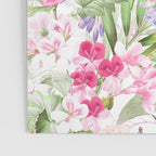 Vintage & Shabby Chic - Pastel Spring Flower Medow Poster Gallery Image 3