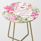 Vintage & Shabby Chic - Pastel Spring Flower Medow Side Table Gallery Image 2