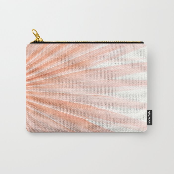 Blush Pink Fan Palm Carry All Pouch Gallery Image 1