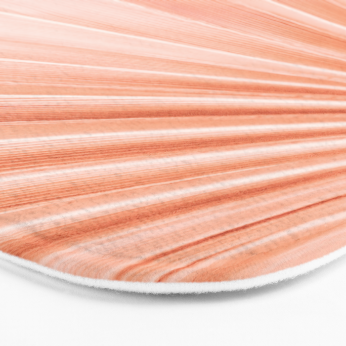 Blush Pink Fan Palm Bath Mat Gallery Image 3