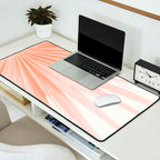 Blush Pink Fan Palm Desk Mat Gallery Image 2