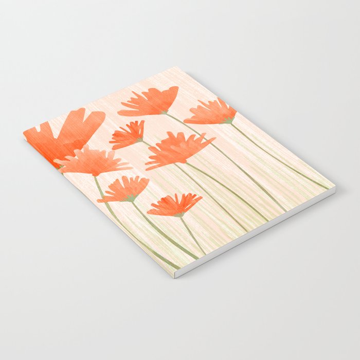 Red Poppy Flower Garden Notebook Gallery Image 1