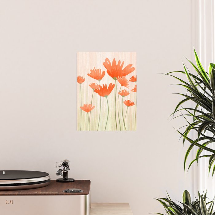 Red Poppy Flower Garden Poster Gallery Image 2