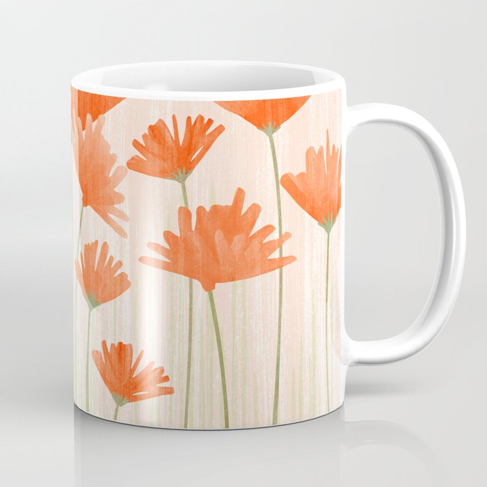 Red Poppy Flower Garden Coffee Mug Gallery Image 1