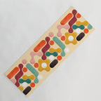 Color pops - mid century style  Yoga Mat Gallery Image 1