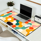 Color pops - mid century style  Desk Mat Gallery Image 2