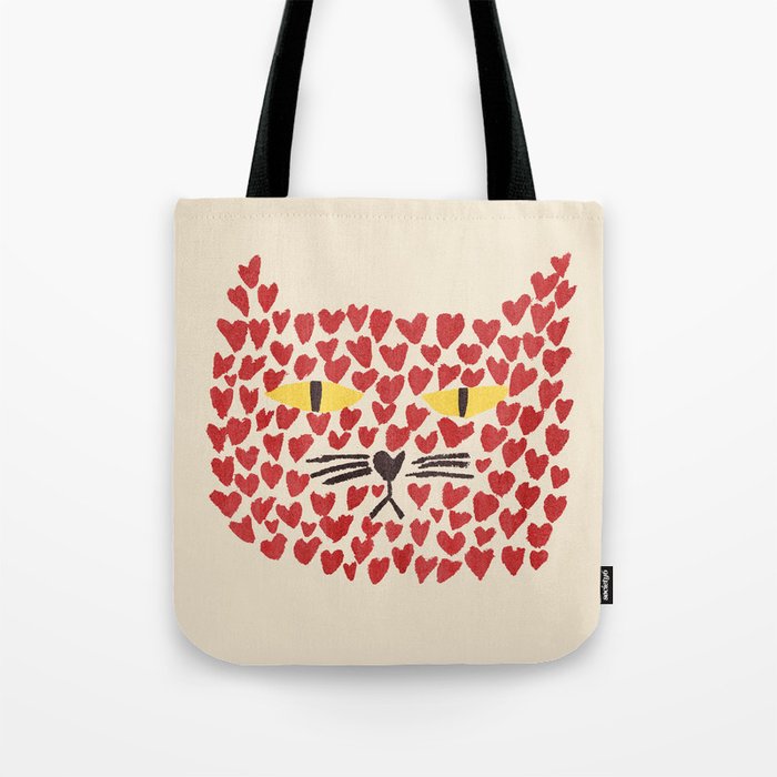 Love thy cat Tote Bag Gallery Image 1
