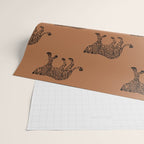 Leopard pattern - terracotta Wrapping Paper Gallery Image 2