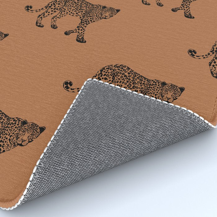 Leopard pattern - terracotta Rug Gallery Image 4