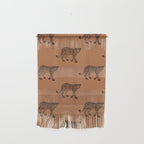 Leopard pattern - terracotta Wall Hanging Gallery Image 1