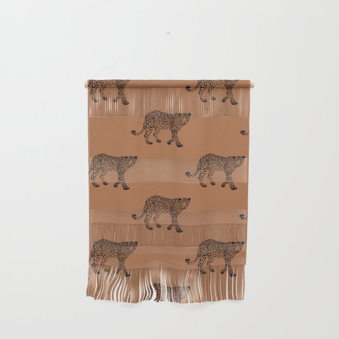 Leopard pattern - terracotta Wall Hanging Gallery Image 1