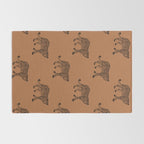 Leopard pattern - terracotta Rug Gallery Image 2