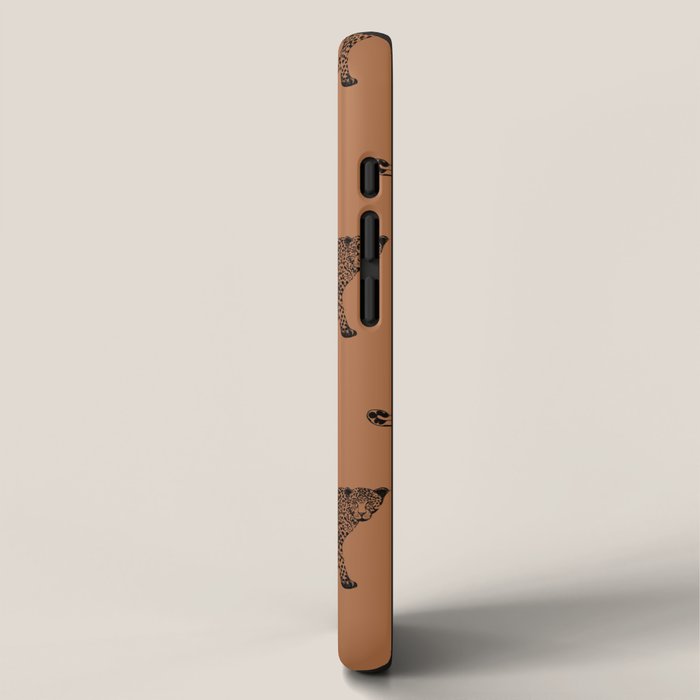 Leopard pattern - terracotta iPhone Case Gallery Image 2