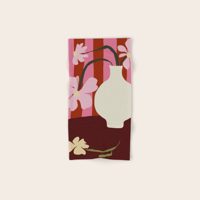 Summer stripped pottery  Bath Towel Gallery Image 1