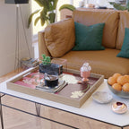 Summer stripped pottery  Serving Tray Gallery Image 2