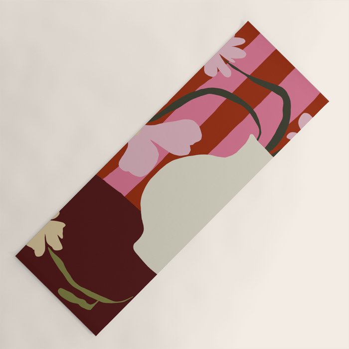 Summer stripped pottery  Yoga Mat Gallery Image 1
