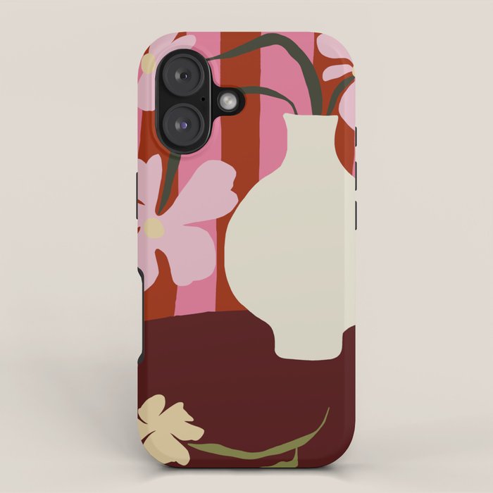 Summer stripped pottery  iPhone Case Gallery Image 1