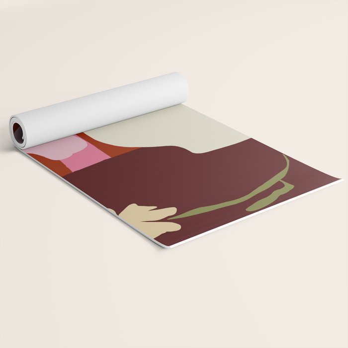 Summer stripped pottery  Yoga Mat Gallery Image 2