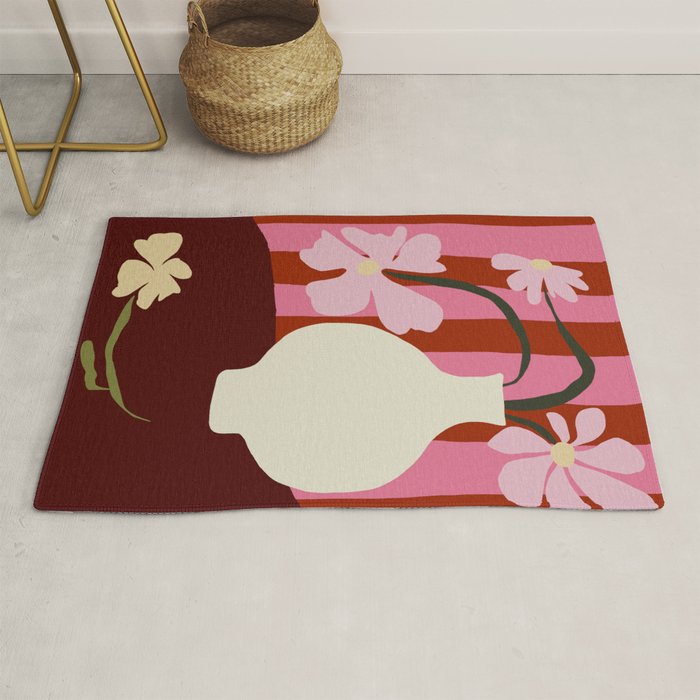 Summer stripped pottery  Rug Gallery Image 1