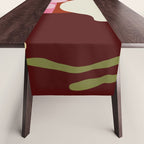 Summer stripped pottery  Table Runner Gallery Image 1