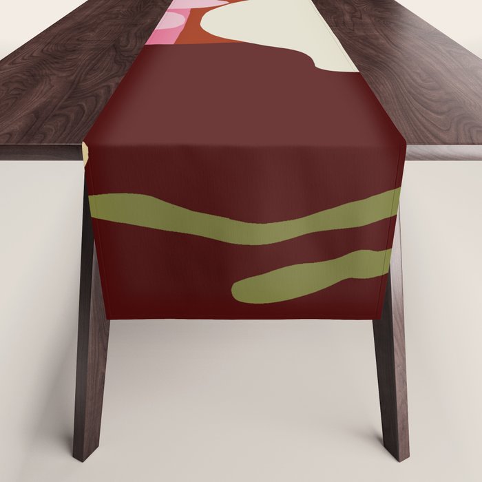 Summer stripped pottery  Table Runner Gallery Image 1