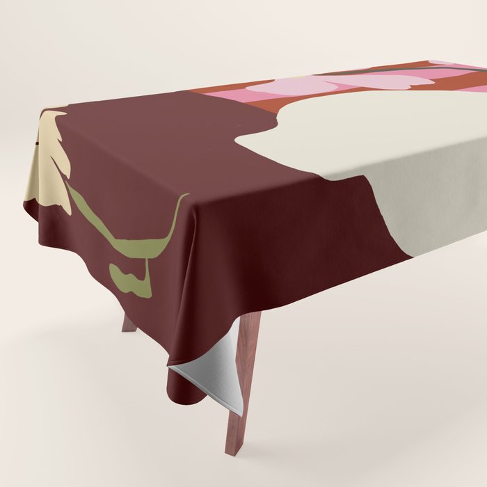 Summer stripped pottery  Tablecloth Gallery Image 1