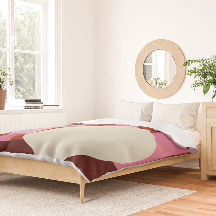 Summer stripped pottery  Duvet Cover Gallery Image 2