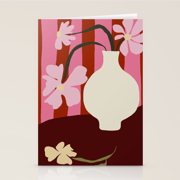 Summer stripped pottery  Stationery Card Gallery Image 2