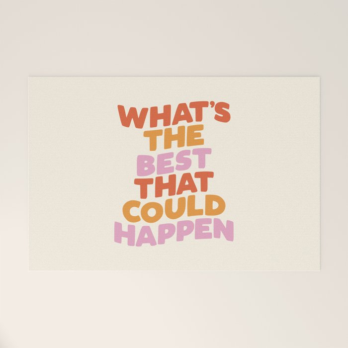 What's The Best That Could Happen Welcome Mat Gallery Image 1