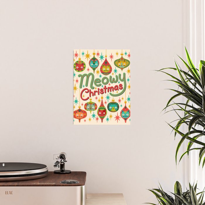 Meowy Christmas Poster Gallery Image 2