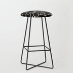 abstract line art faces 4 Stool Gallery Image 1