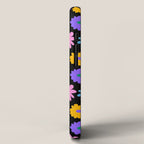 Colorful retro flower art pattern iPhone Case Gallery Image 2