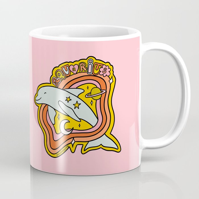 Aquarius Dolphin Coffee Mug Gallery Image 1