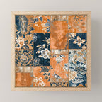 Floral Patches of Yesteryear Mini Art Print Gallery Image 1
