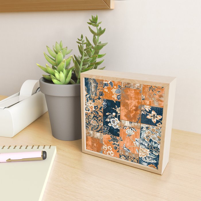 Floral Patches of Yesteryear Mini Art Print Gallery Image 2