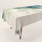 Beautiful Peacock Feathers Tablecloth Gallery Image 1