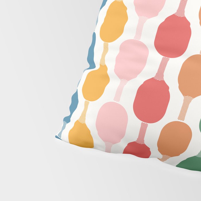Pickleball rally Pillow Sham Gallery Image 4